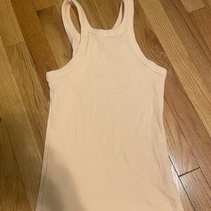 Small cream/light orange tank top